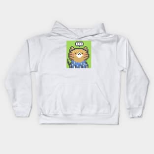 Pixel Cat 116 Kids Hoodie